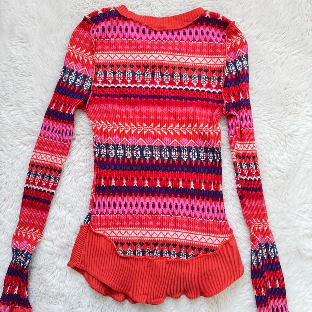 Free People Movement Rally Rib Henley - Picture 4 of 6